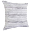 Serene Gray Chevrons Pillow
