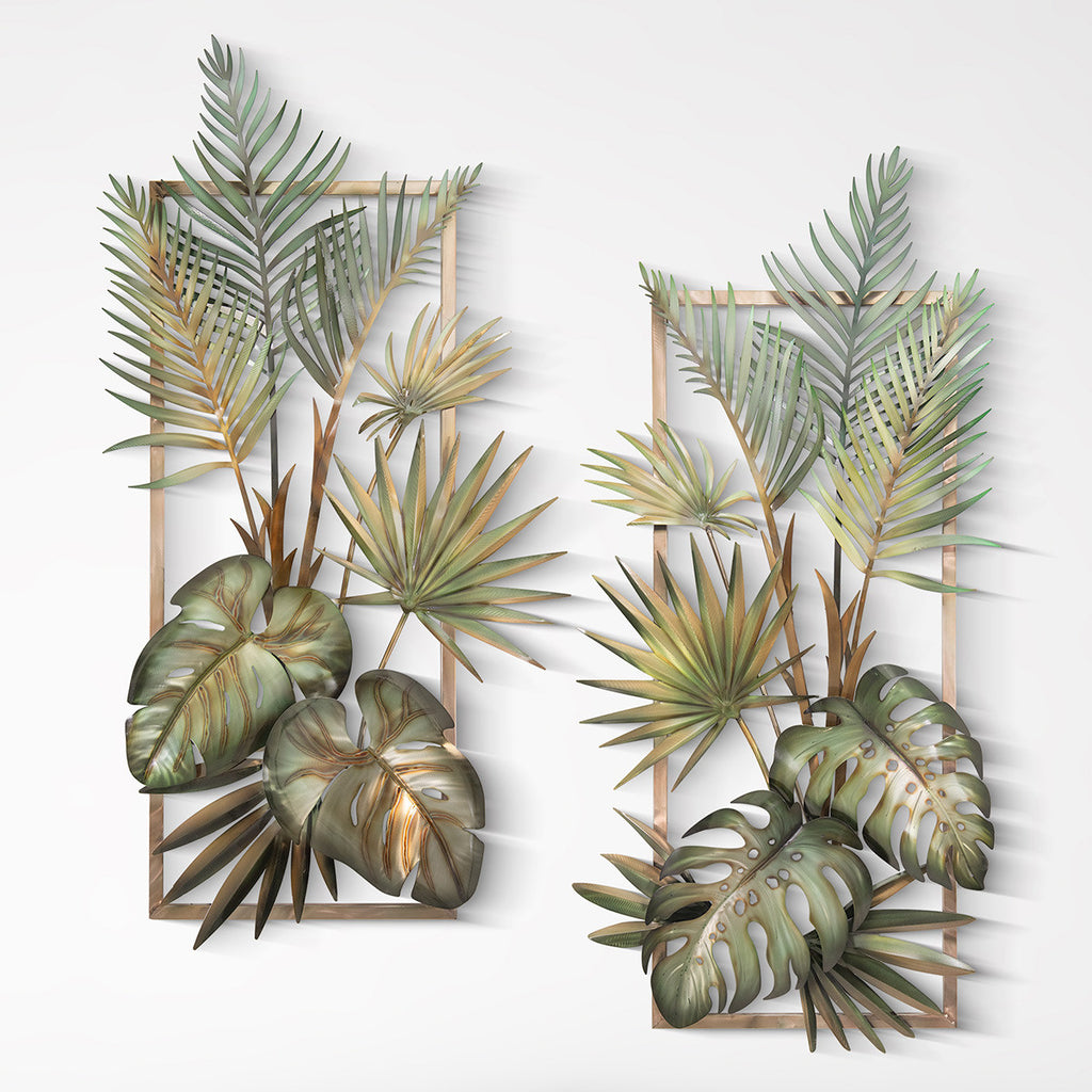 Tropical Palms Metal Wall Art - 1