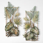 Tropical Palms Metal Wall Art - 1