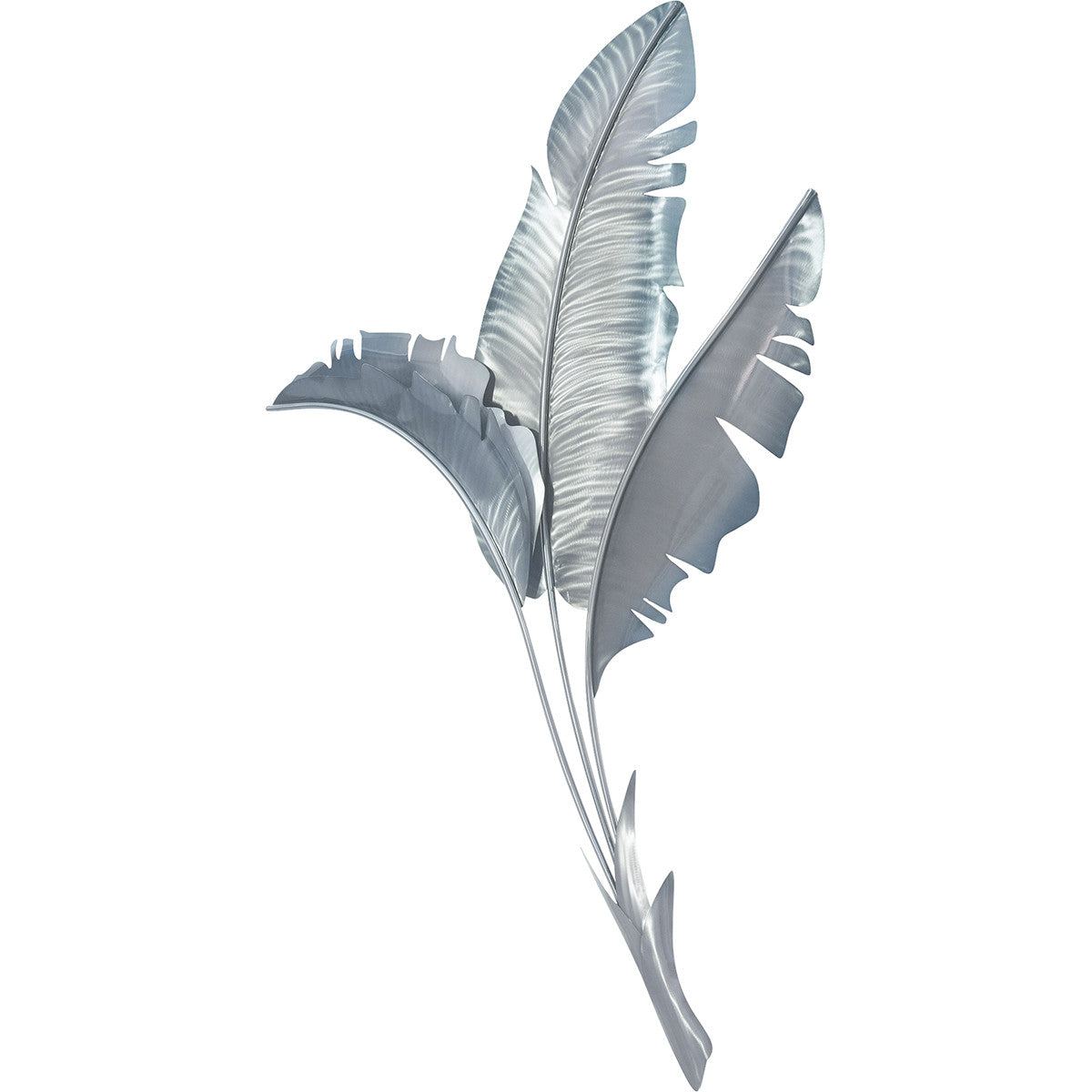 Silver Banana Leaf II Wall Decor
