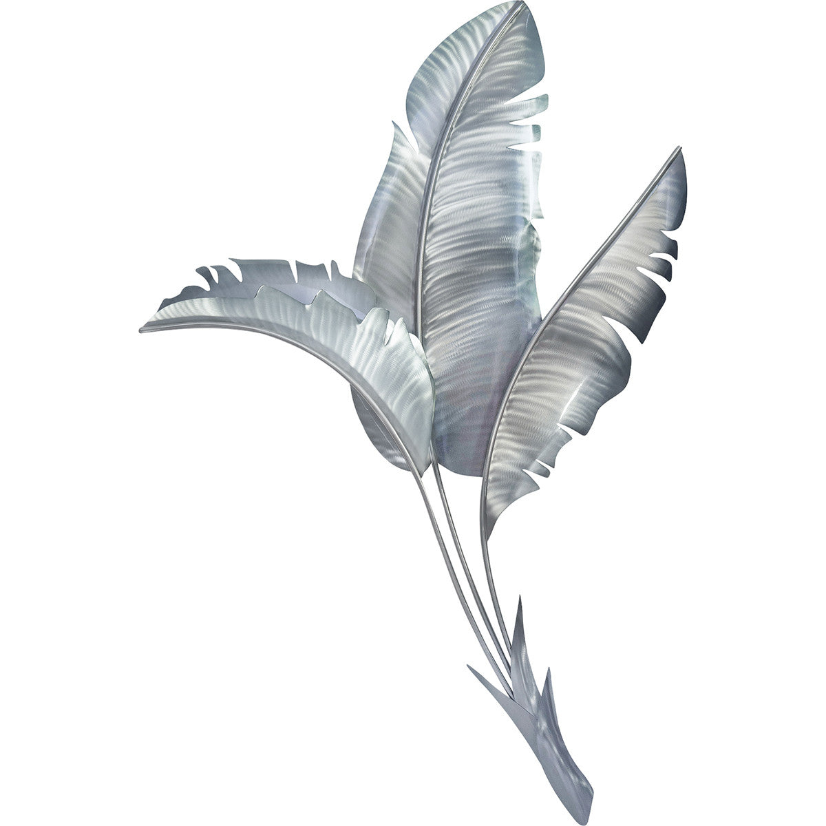 Silver Banana Leaf II Wall Decor