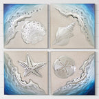 Caribbean Shore Sand Dollar Metal Wall Art - OVERSTOCK