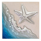 Caribbean Shore Starfish Metal Wall Art