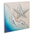Caribbean Shore Starfish Metal Wall Art