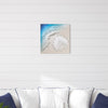Caribbean Shore Scallop Metal Wall Art
