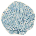 Coral Fan Aqua Indoor/Outdoor Rug Collection