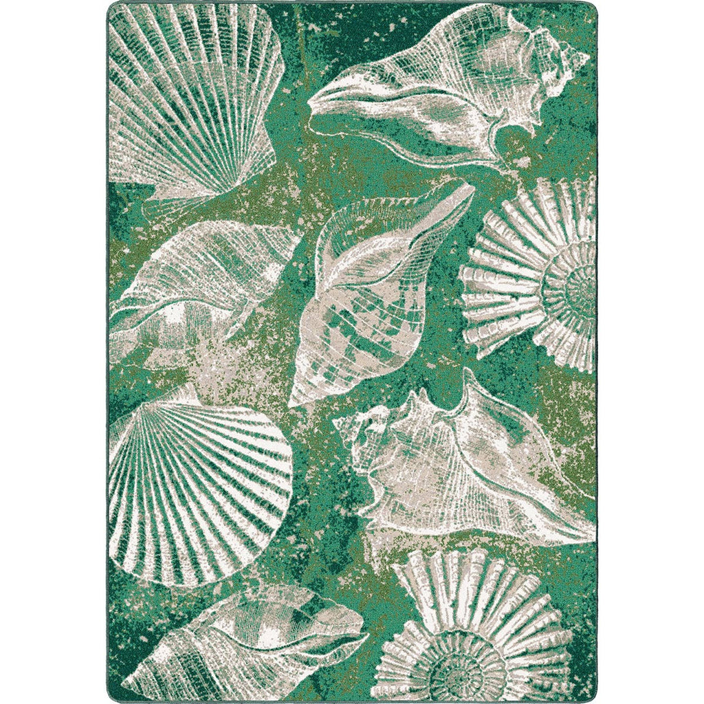 Seaside Flora Seafoam Rug - 3 x 4