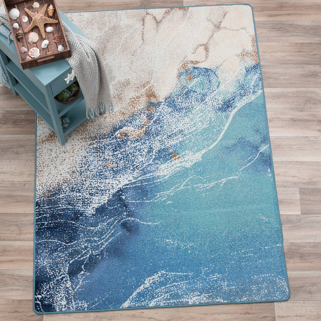 Turquoise Tides Rug - 2 x 8