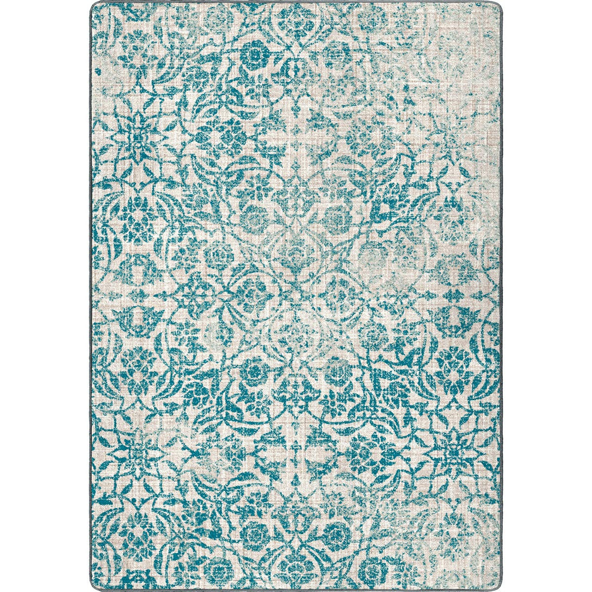 Coastal Breeze Aqua Rug Collection