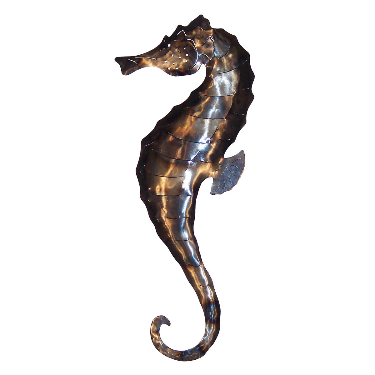 Polished Metal Seahorse - Extra Large