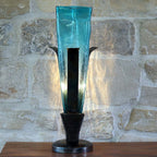 Cracked Glow Accent Lamp - Turquoise