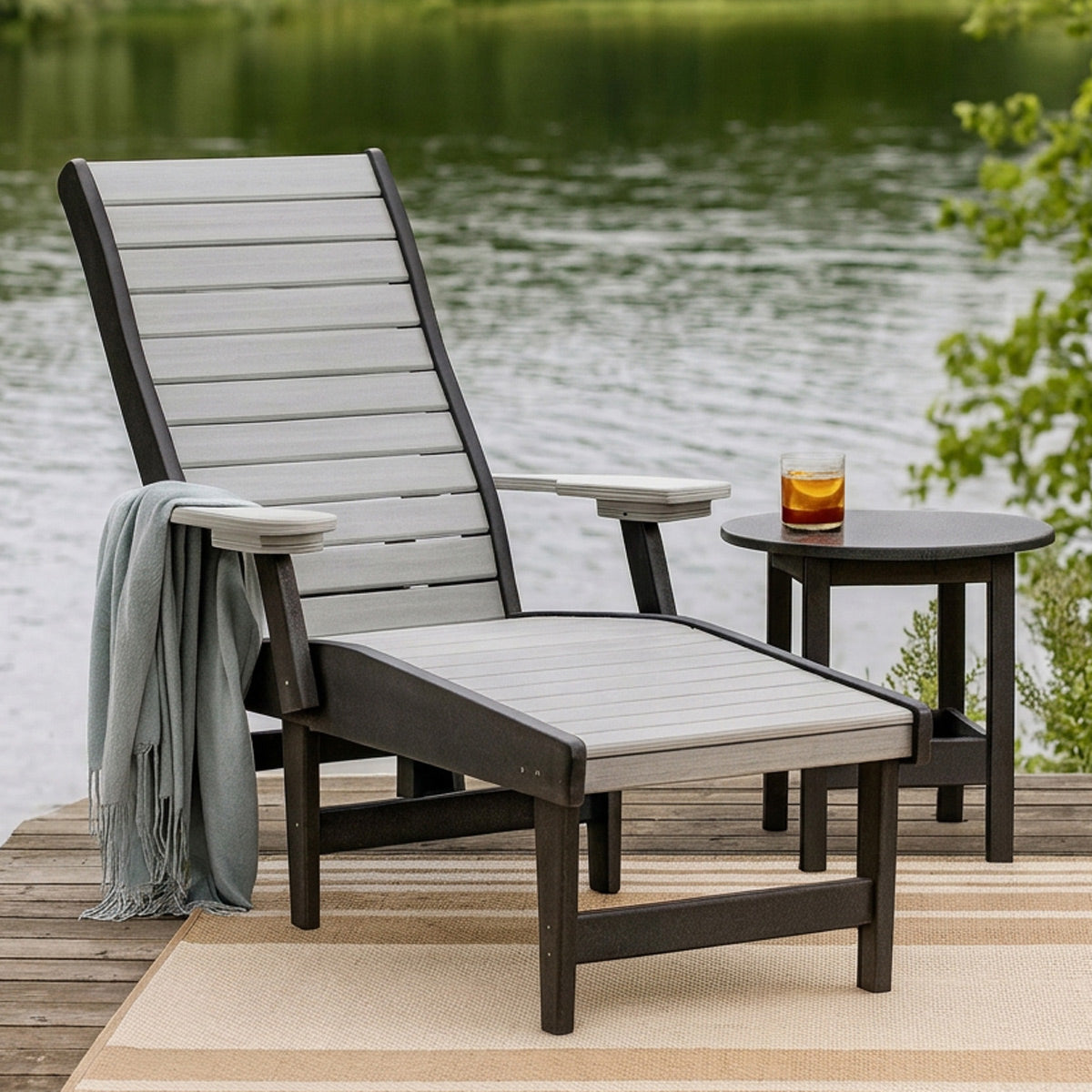 Golden Hour Lounger - Light Gray