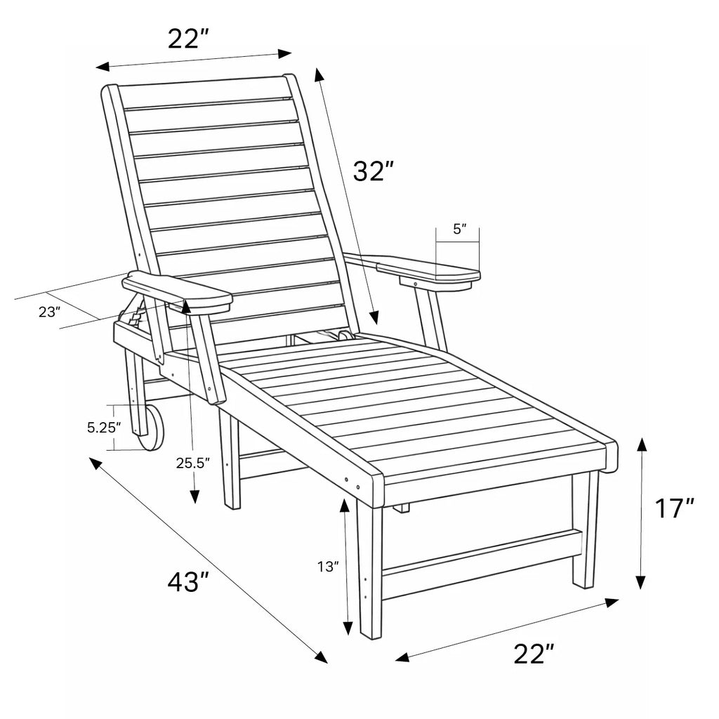 Golden Hour Lounger - Mahogany