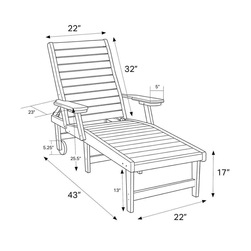 Golden Hour Lounger - Black