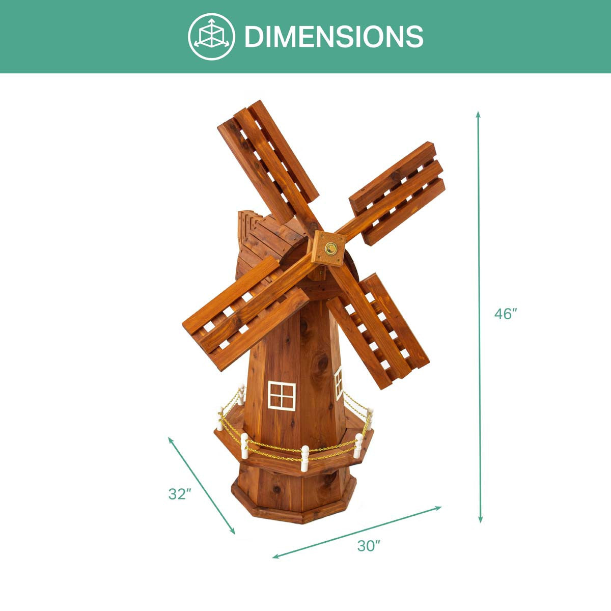 Timber Creek Cedar Windmill