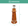 Seaside Beacon Solar Lighthouse - Small