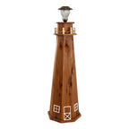 Seaside Beacon Solar Lighthouse - Large