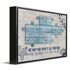 Seaside Puzzle Personalized Framed Canvas - Large