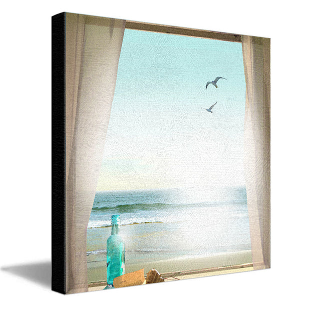 Message in a Bottle Personalized Stretched Canvas Art - XL
