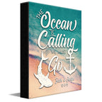 Call of the Ocean Personalized Stretched Canvas - Large