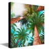 Palm Canopy Personalized Stretched Canvas Art - Large