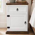 Classic White Nightstand - Left