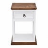 Classic White Open Nightstand