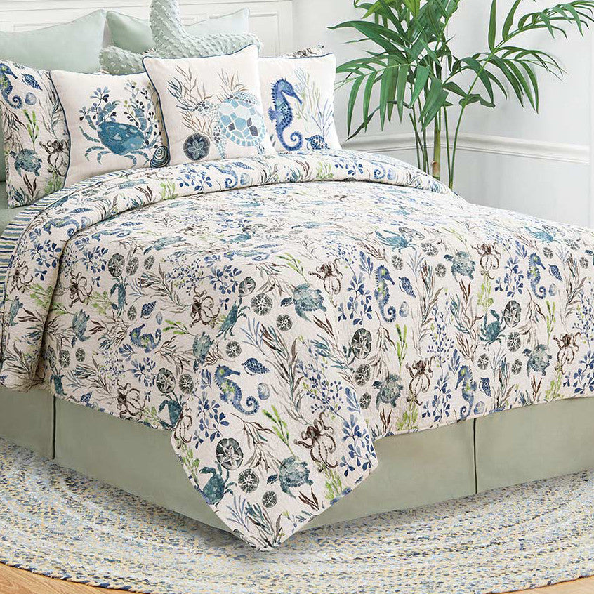 Sea Garden Quilt Bedding Collection