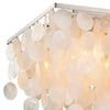 Elsa Capiz Shell Rectangular Pendant Light - 36 Inch