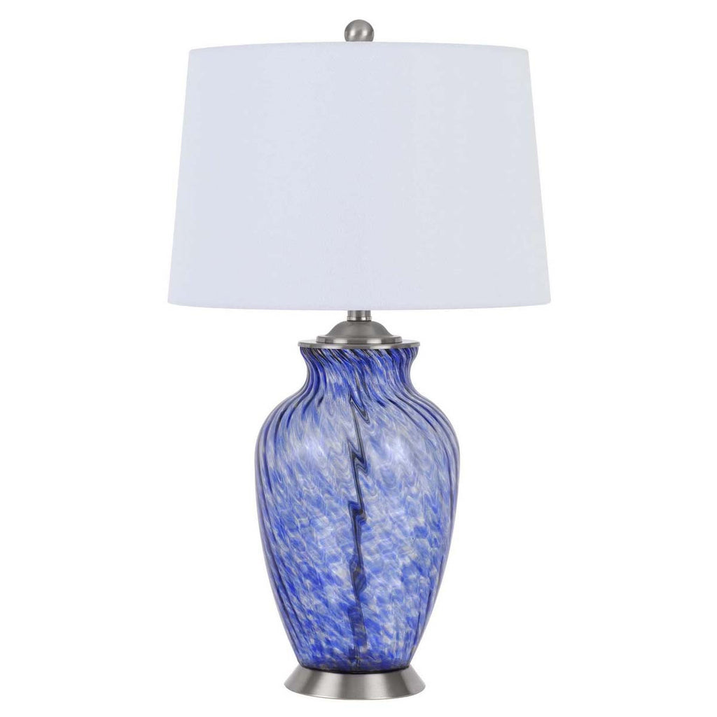 Calming Blue Table Lamp