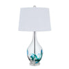 Crystalline Blue Table Lamp