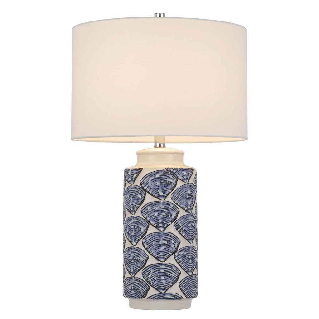 Blue Shell Table Lamp