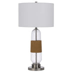 Slim Bubble Glass Rope Table Lamp