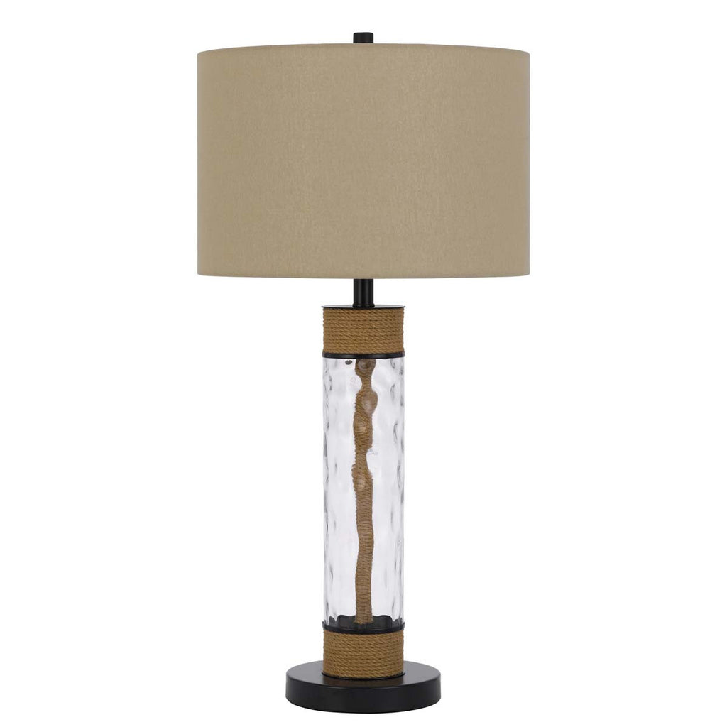 Sandy Burlap Table Lamp