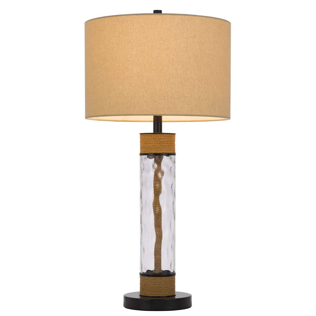 Sandy Burlap Table Lamp