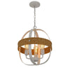 Barlow Cane Metal Chandelier - 3 Light