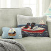 Sailing Lab Hooked Wool Rectangular Pillow - OVERSTOCK