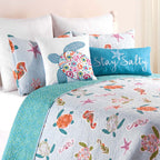 Royal Seashore Quilt Set - Twin