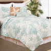Ivory Sea Garden Quilt Set - Full/Queen