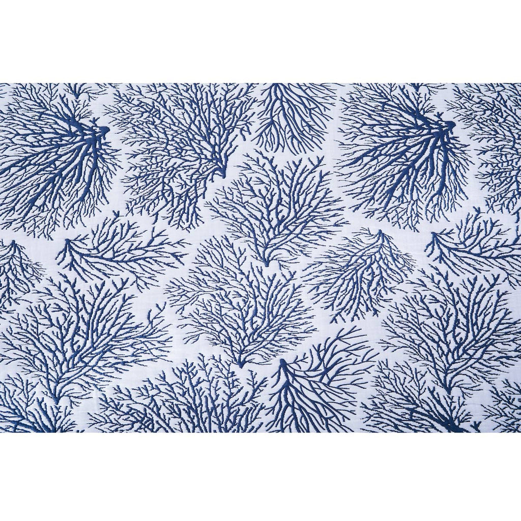 Coral Dreams Jacquard Coverlet Set - Full/Queen - OVERSTOCK