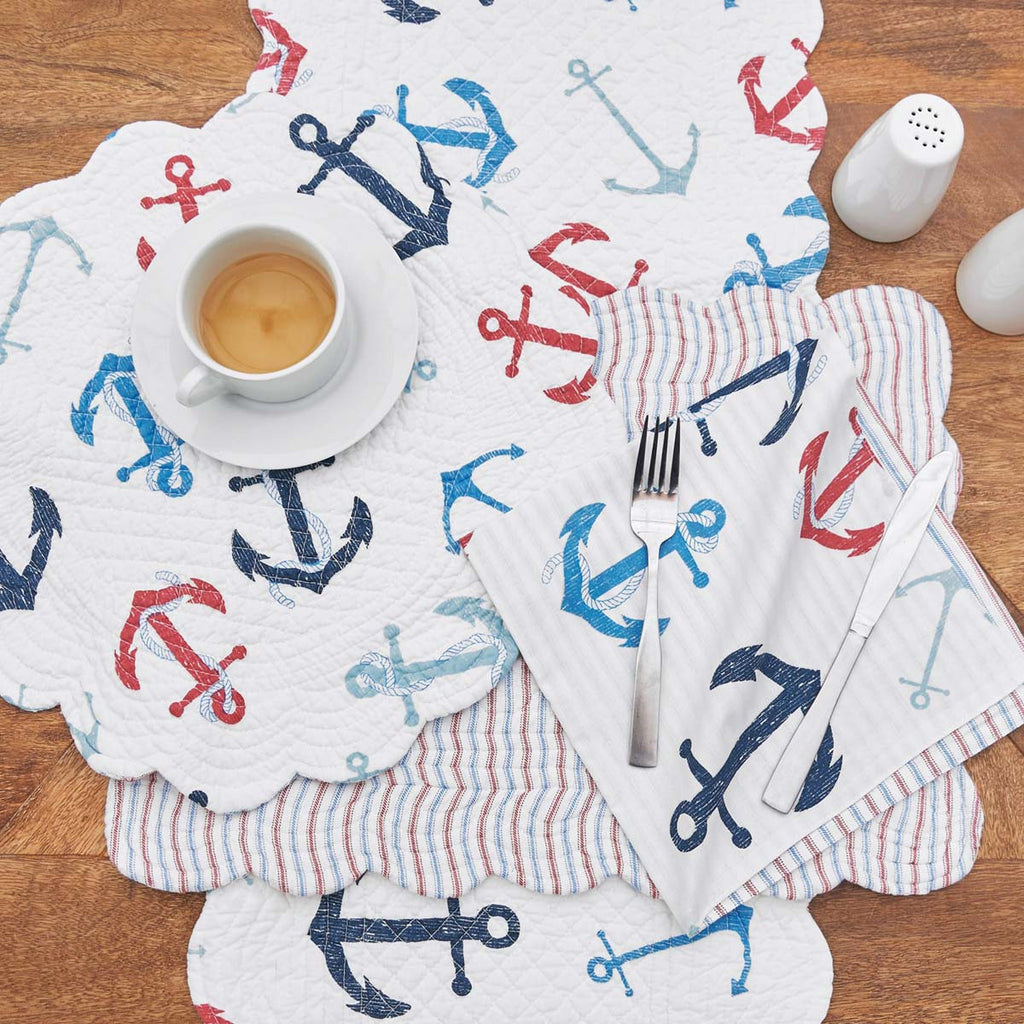 Nautical Sail Napkins - Set of 6