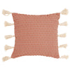 Textured Coral Accent Pillow - OVERSTOCK