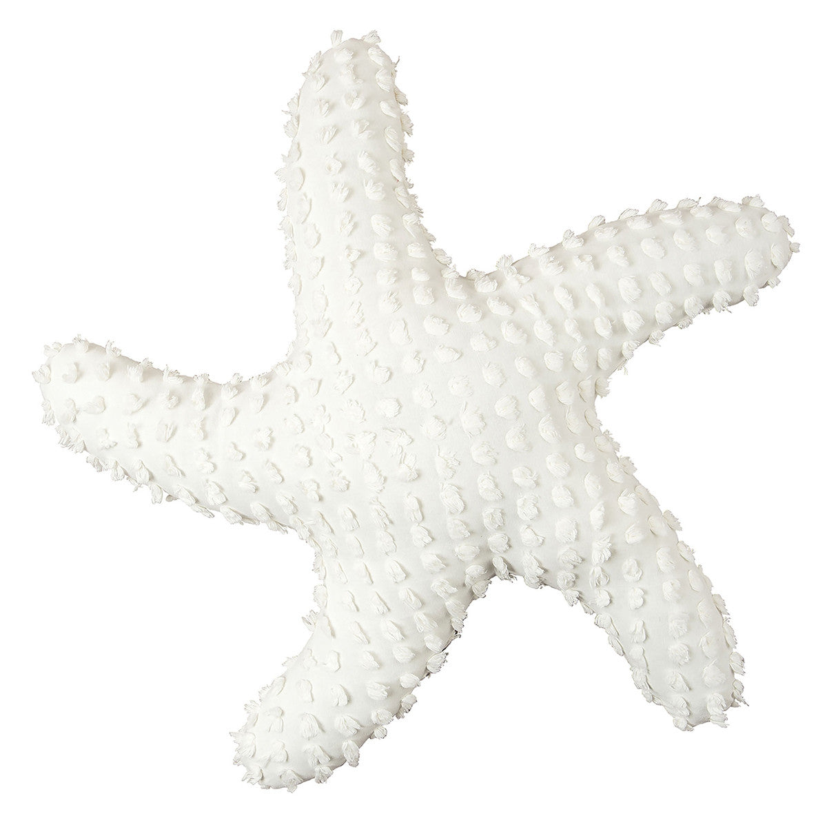 White 3-D Starfish Pillow