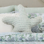 Sea Glass 3-D Starfish Pillow