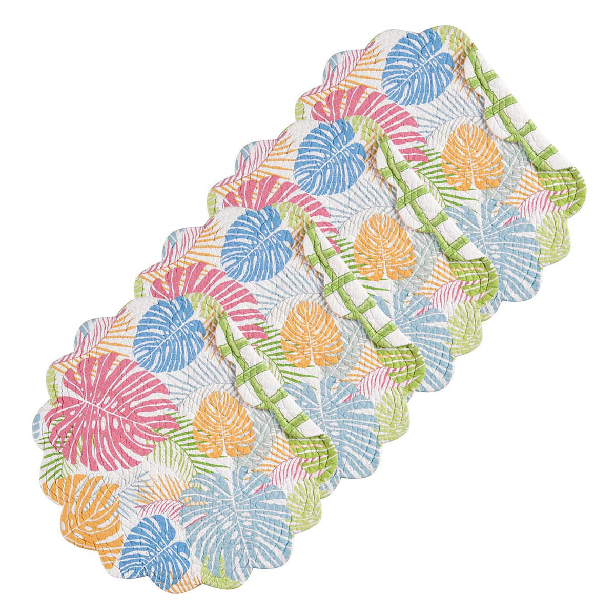 Palm Explosion Round Placemats - Set of 4 - OUT OF STOCK UNTIL 07/22/2026