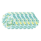 Green Oasis Round Placemats - Set of 6