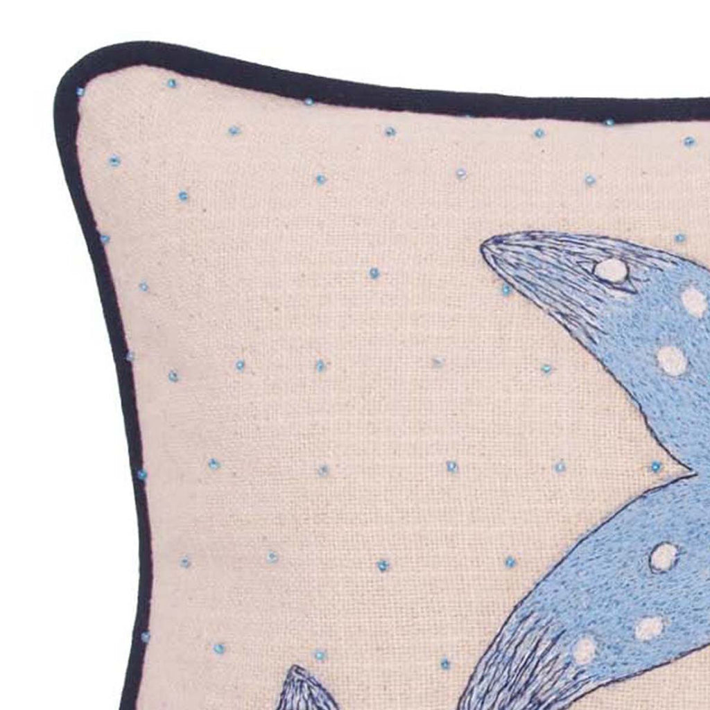 Sculpted Seas Star Pillow
