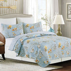 Undersea Impressions Quilt Bed Set - Full/Queen - OVERSTOCK