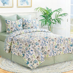 Sea Garden Quilt Bed Set - Twin