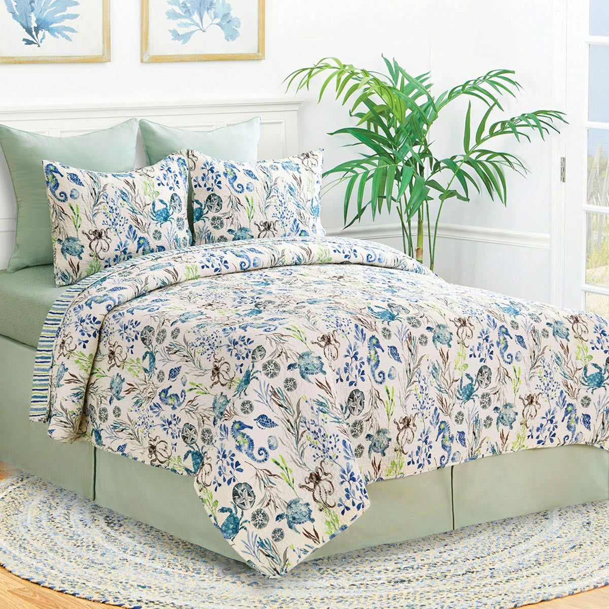 Sea Garden Quilt Bedding Collection